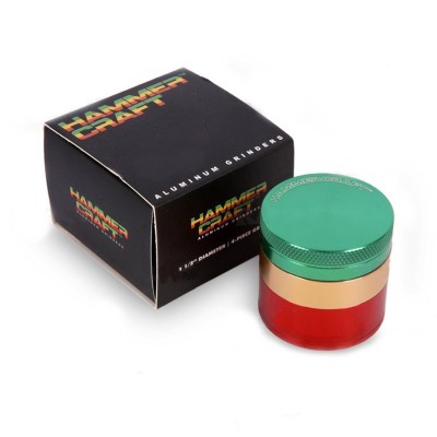 Hammercraft Aluminium Grinder Rasta 38mm 4 Parts